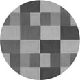 thumbnail image 1 of Ahgly Company Machine Washable Indoor Round Transitional Grey Gray Area Rugs, 6' Round, 1 of 7