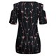 thumbnail image 5 of Elegante mujer cuello redondo impresión manga corta camiseta blusa Tops sudadera OAVQHLG3B Store lin121212, 5 of 5
