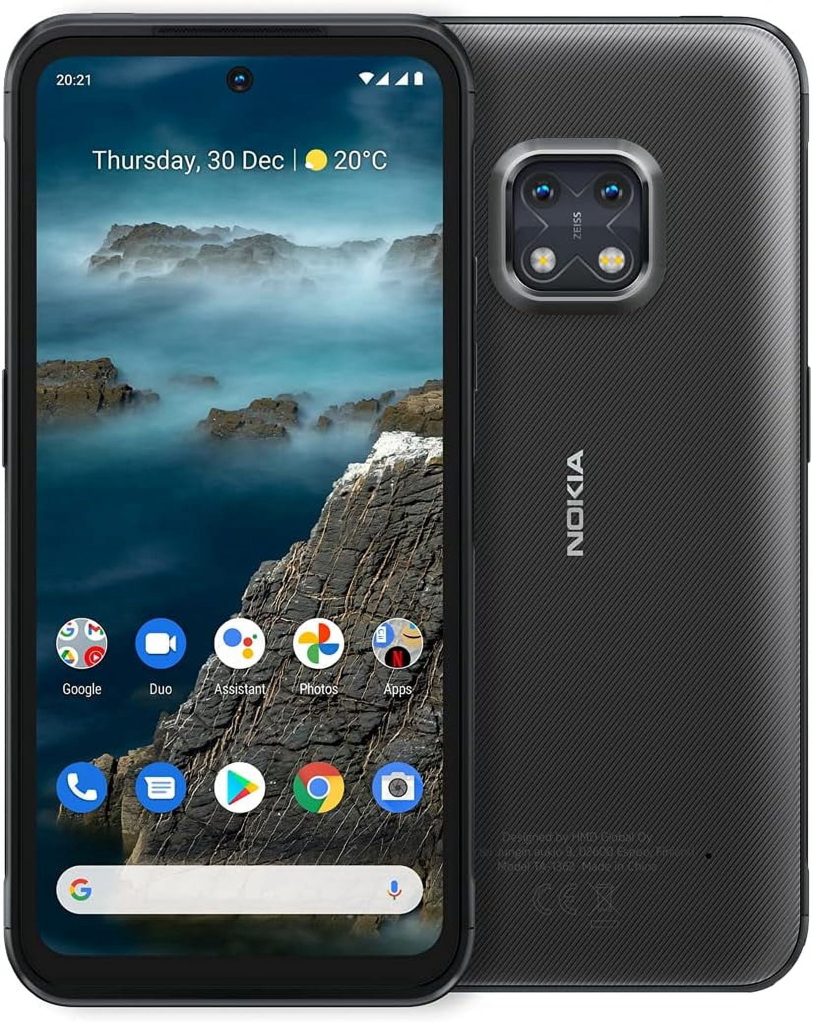 Nokia XR20 5G, Android 11, Unlocked Rugged Smartphone, Dual SIM, US Version, 6/128GB, 6.67-Inch Screen, 48MP Dual Camera, Granite