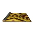 thumbnail image 2 of Ahgly Company Indoor Square Abstract Yellow Modern Area Rugs, 5' Square, 2 of 4