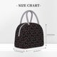 thumbnail image 2 of Fotbe Love Valentine's skull Bolsa de Almuerzo con Estampado, Lonchera Aislada, Contenedor de Comida Reutilizable Tipo Cooler a Prueba de Fugas, 2 of 6