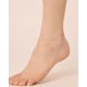 thumbnail image 2 of 14K Gold Plated Charm Link Chain Anklets for Women | Dainty, 2 of 4