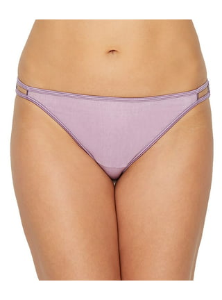 Vanity Fair illumination String Bikini Panty Choice Size 5 6 8 Berry Blue  Print