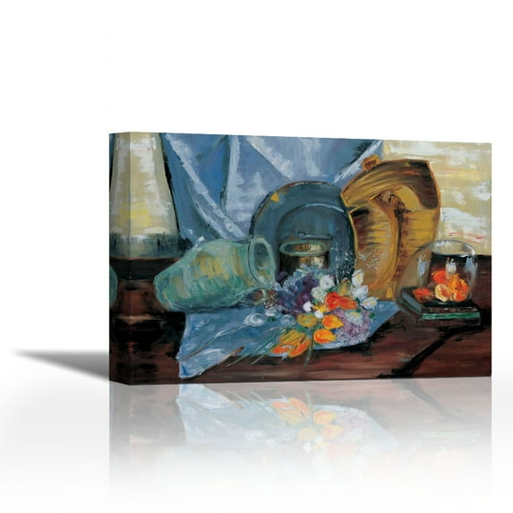Still life I - Contemporary Fine Art Giclee on Canvas Gallery Wrap - wall décor - Art painting - 27 x 19 Inch - Ready to Hang