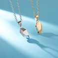 thumbnail image 3 of Sunjoy Tech Hottest 2Pcs Lovers Matching Friendship Heart Pendant Couple Magnetic Heart Necklace, 3 of 3