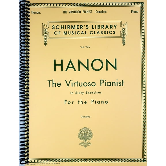 Hanon: The Virtuoso Pianist in Sixty Exercises (Spiral Bound)