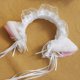 thumbnail image 3 of Conjunto de disfraz de Gato blanco Sunnimix Collar Orejas diadema, 3 of 8