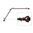 thumbnail image 2 of Aria Corner Window Curtain Rod 13/16 inch dia. 48-84" - Cocoa, 2 of 3