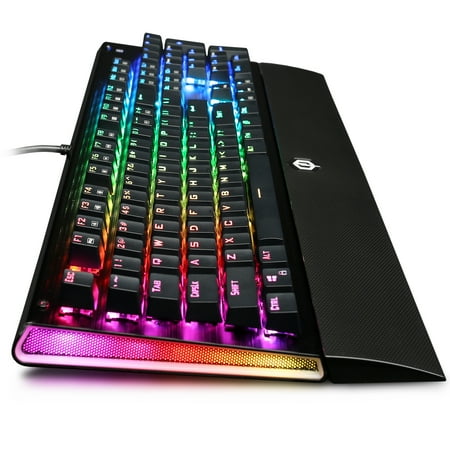 CyberPowerPC - Skorpion K2 Full-size Wired Mechanical Kontact Blue Switch Keyboard with Back Lighting - Black