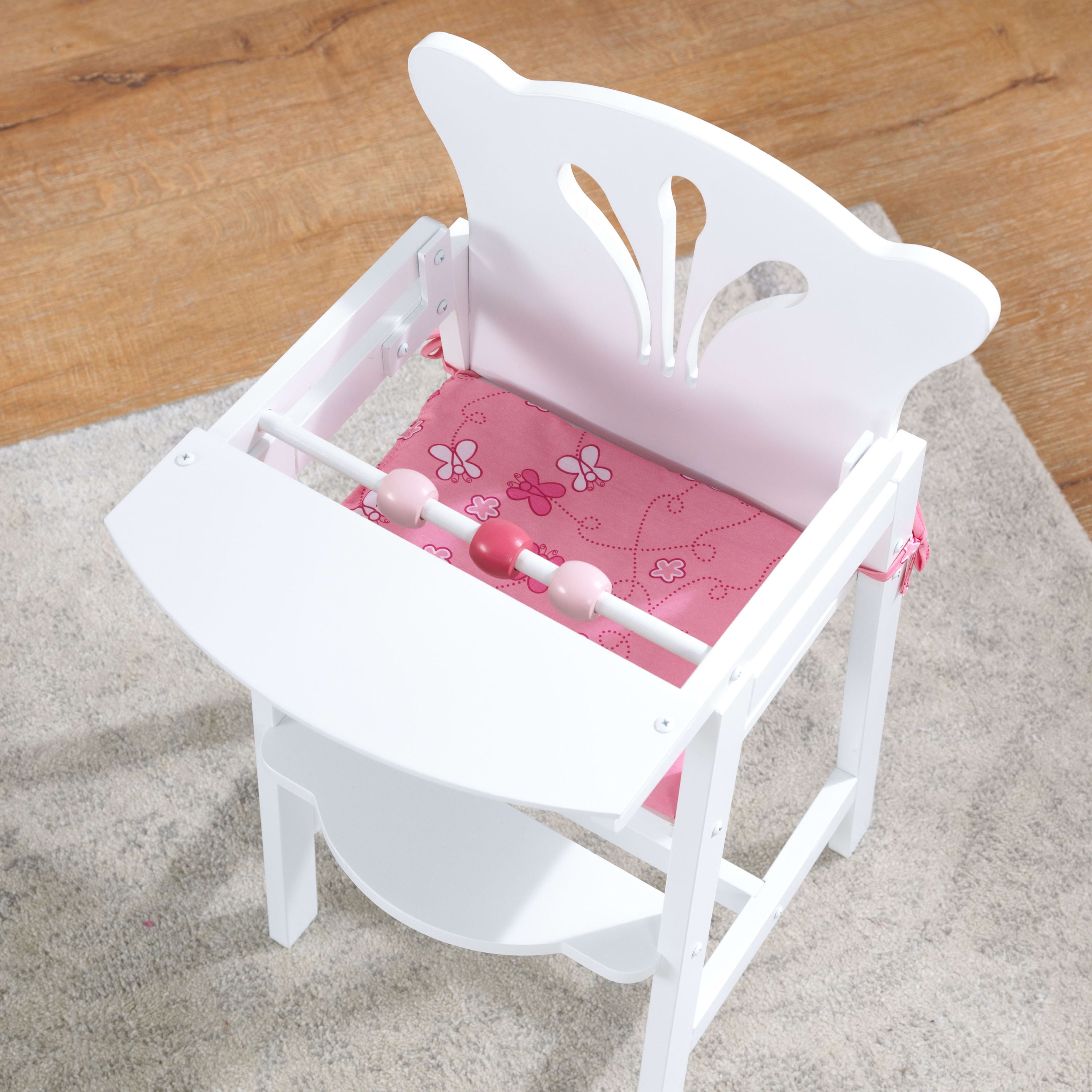 KidKraft Lil Doll Wooden High Chair Furniture for 18 Inch Dolls Walmart
