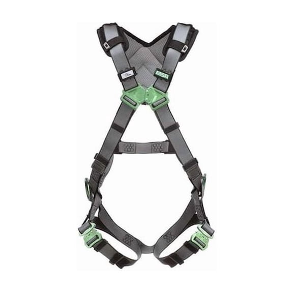 Msa Safety Full Body Harness,V-FIT,2XL 10194875