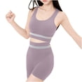 thumbnail image 5 of Bixock Tank Tops for Womens Sleeveless Blouse Back Support Crew Neck Fixed Cup Shockproof Sports Top Beach Vacation Summer Clothes, 5 of 6
