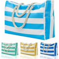thumbnail image 1 of Beach Bags for Women- Beach Bags Waterproof Sandproof Beach Tote bag with Zipper for Pool Gym Travel Beach Tote, 1 of 4