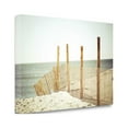 thumbnail image 2 of Tangletown Fine Art Wooden Beach Fence By Jessica Reiss,  Gallery Wrap Canvas 19 x 28, 2 of 3