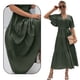 thumbnail image 3 of Vestido de noche de cóctel largo y fluido para dama de honor (verde), 3 of 6