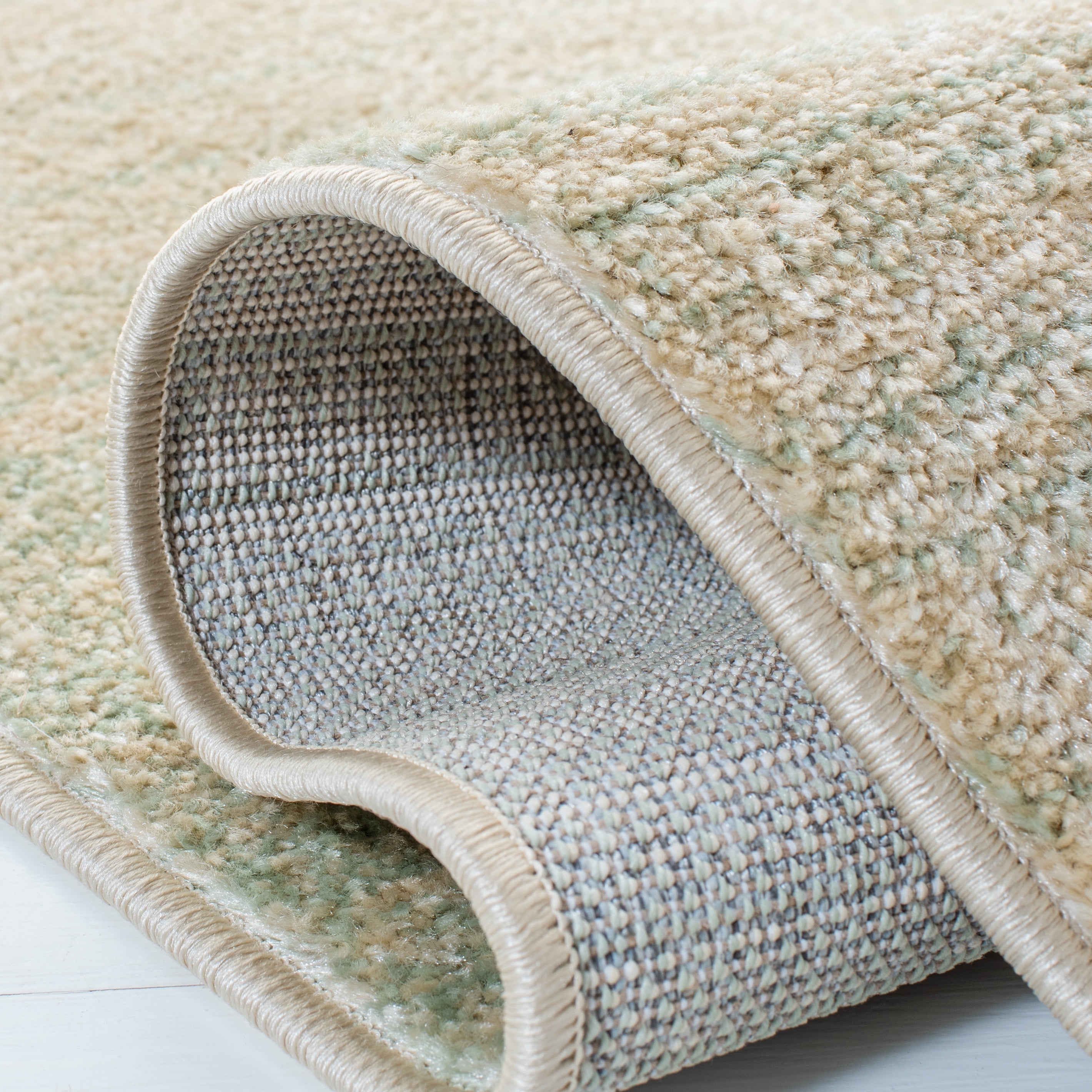 SAFAVIEH Adirondack Maris Abstract Area Rug, Green/Ivory, 5'1" x 7'6"