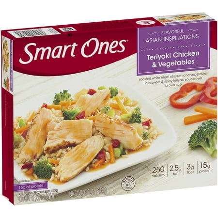 Smart Ones Teriyaki Chicken & Vegetables, Frozen Meal, 9 oz (Best Frozen Vegetables Brands)