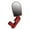 Red, variant on AJZIOJIRO 2PCS Bike Mirrors Bicycle Mirrors Bicycle Plane Mirror Bicycle Equipment Accessories
