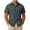 299#Gray, variant on Men's Short Sleeve Utility Shirt - Button Down Outdoor Work Shirts for Men White 2XL