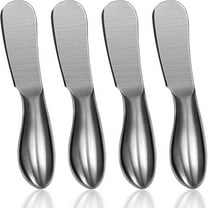 PEACNNG Butter Knife (4 PCS), Stainless Steel Cheese Spreader, Butter Spreader Knives Set