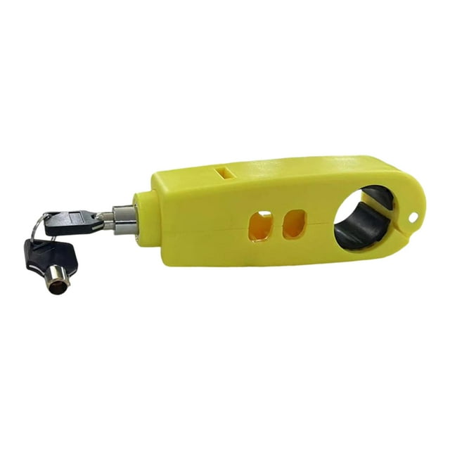 Cerradura Genérica Zulema Antirrobo para Motocicleta Amarillo 5,63 pulgadas