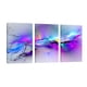 thumbnail image 1 of Cuadro Decorativo Tríptico Vertical Canvas Revolution Montañas Fractal Set De 3 Cuadros 25x38 cm, 1 of 5