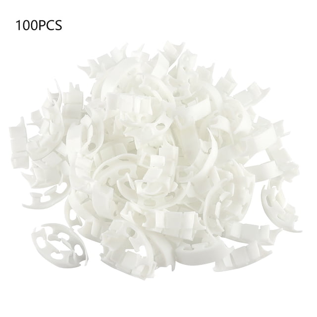 100 Uds plantas de tomate Ticfox abrazadera para plántulas de vid Clips reforzados Clips antiflexión para plantación de frutas