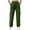za-Army Green, variant on Women High Waisted Drawstring Wide Leg Cargo Pants 2025 Trendy Casual Baggy Joggers Pants with Pockets