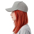 thumbnail image 7 of TOPTIE Quick Dry Baseball Cap, Vented Performance Laser Cut Mesh Hat, Adjustable Snapback Cap for Men and Women - Grey, 7 of 7