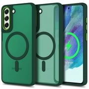 NGB SUPREMACY For Samsung Galaxy S21 5G Phone Case Wireless Charging MagSafe/Qi Magnetic Car Mount Galaxy S21 Case Cover