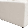 thumbnail image 6 of Diamond Sofa IVYACWH Ivy Armless Chair with Faux Shearling & Feather Down Seating, White, 6 of 21