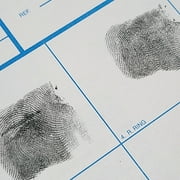 FD-258 Fingerprint Kit: 5 Cards, Ink, and Directions