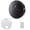Black, variant on Orangide Robot Vacuum Cleaner with Mopping Function Smart Sweeping for Pet Hair Hard Floor and Low-Pile Carpet, Automatic Self-Charging Robotic Vacuum for Daily Household Cleaning