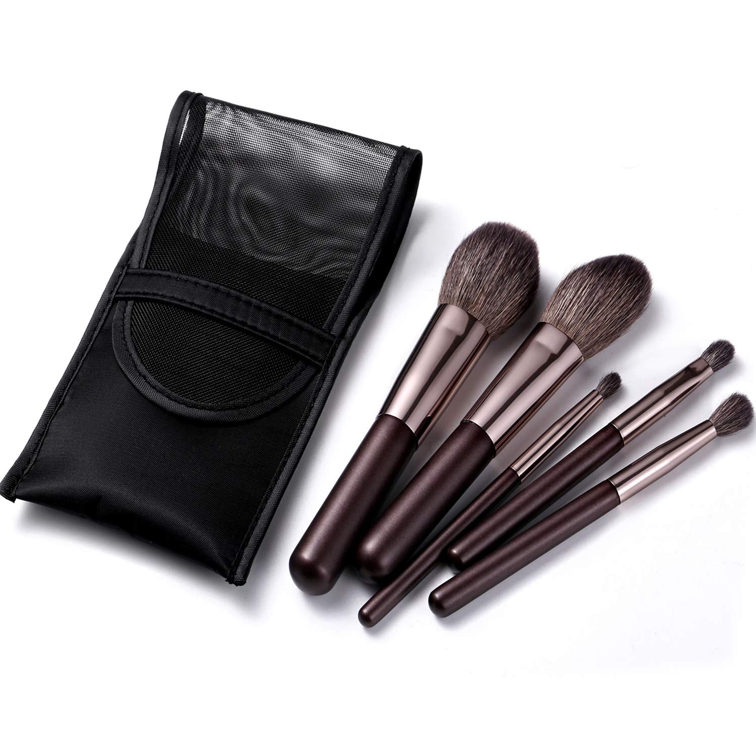 travel size makeup brush set