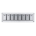 thumbnail image 6 of Rocker Switch Panel 8 Gang 3 Pin LED Single Blue Light Indicate Toggle On Off Switch Panel 12‑24V, 6 of 8