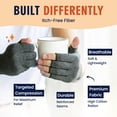 thumbnail image 3 of Dr. Frederick's Original Arthritis Compression Gloves, Fingerless, Gray, Small, 3 of 9
