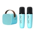 thumbnail image 4 of Portable Bluetooth Speaker with Wireless Microphone, Handheld Mics Speaker Machine, Portable Speaker System for Playroom Family Outing Dual Mic, 4 of 8