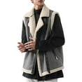 thumbnail image 2 of Puffer vest Autumn And Winter Men's Vintage Lamb Wool Casual Sleeveless Vest Coat, 2 of 4
