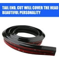 thumbnail image 4 of GHSDFBB Pack-1 Car Rear Spoiler, Universal 4.9ft/1.5m Gloss Black Rubber Car Rear Spoiler Kit, Spoiler for Car Rear Window Fits for Most Cars, Punch-Free Installation, 4 of 5