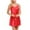 Red, variant on Miluxas Silk Pajamas for Women Women Sexy Lace Spice Lingerie G-String Strap Dress Sleepwear Underwear WH/S On White 10(XL)