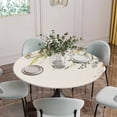 thumbnail image 5 of Eucalyptus Leaves Round Tablecloth for 36-44 Inch Tables, Fitted Table Cover with Elastic Edge, Green Summer Botanical Rustic Waterproof Outdoor Table Cloth Protector for Patio Garden Dinner Picnic, 5 of 9