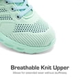 thumbnail image 2 of Zapatos para Niños y Niñas DREAM PAIRS KD18001K Verde Menta y Púrpura Talla 13, 2 of 6