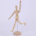 thumbnail image 4 of Muñeca de artista, modelo de adorno con soporte, muñeca articulada móvil, maniquí de artista, muñeca articulada, para dibujo y decoración de escritorio - Durabilidad, 4 of 5