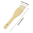 thumbnail image 3 of Wooden Sauce Brush for Cooking BBQ Grilling Baking, Food Grade Basting Brush for Butter Oil Marinade Application Kitchen Utensil, 1.8" x 8.9" Kitchen Wood Handle Brush (1 Pcs), 3 of 5