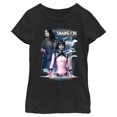 thumbnail image 1 of Marvel Shang-Chi Team Girl's Solid Crew Tee, Black, X-Small, 1 of 4