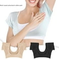 thumbnail image 2 of Quick Dry Sweat Absorbing Crop Undershirt for Women Short Sleeve Underarm Sweat Pad Mesh Shirt Armpit Sweat Proof Vest, 2 of 8