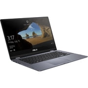 Asus VivoBook Flip 14 14 Full HD Touchscreen Laptop, Intel Core i5 i5-8265U, 8GB RAM, 512GB SSD, Windows 10 Pro, Star Gray, TP412FA-XB55T