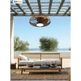 thumbnail image 5 of Zardon 20" Outdoor Ceiling Fan with Light and Remote, 7 Blades Caged Waterproof Gazebo Fan for Patio, Porch, Pergola Canopy, App Control, 5 of 9