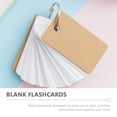 thumbnail image 3 of Miangastore 8pcs Blank Flashcards With Binder Ring Loose Cards For English Words For Students And Teachers And Cover, 3 of 9
