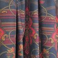 thumbnail image 5 of RLF Home Espadas 100% Cotton Rod Pocket Window Curtain set of 2 Panels 100" x 84" Burgundy, 5 of 6